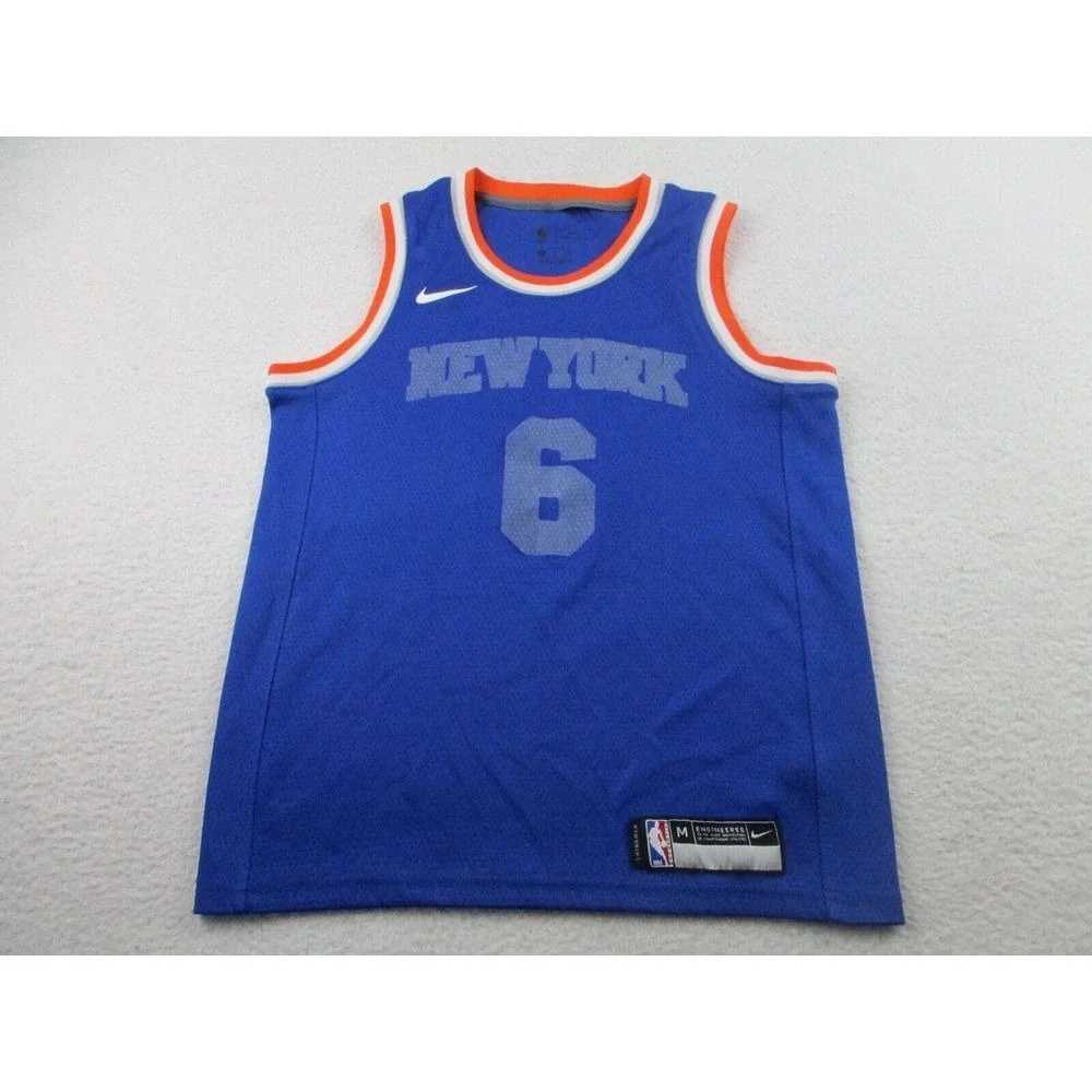 New York Knicks Kristaps Porzingis Jersey Nike Youth‎ Kids Size Medium #6 M